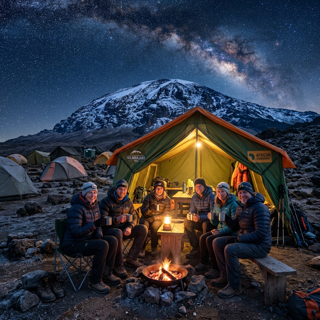 Camp Life on Kilimanjaro
